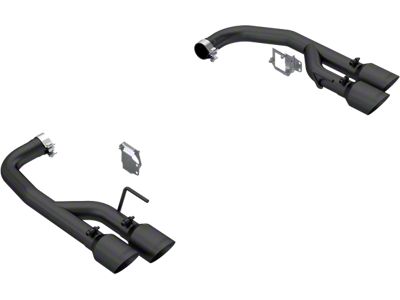MBRP Armor BLK Valve Delete Axle-Back Exhaust; Race Version (24-25 Mustang GT w/ Active Exhaust)