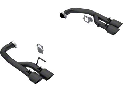 MBRP Armor BLK Valve Delete Axle-Back Exhaust; Race Version (2024 Mustang GT w/ Active Exhaust)