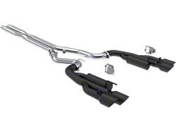 MBRP Armor BLK Valve Delete Cat-Back Exhaust; Race Version (2024 Mustang GT w/ Active Exhaust)