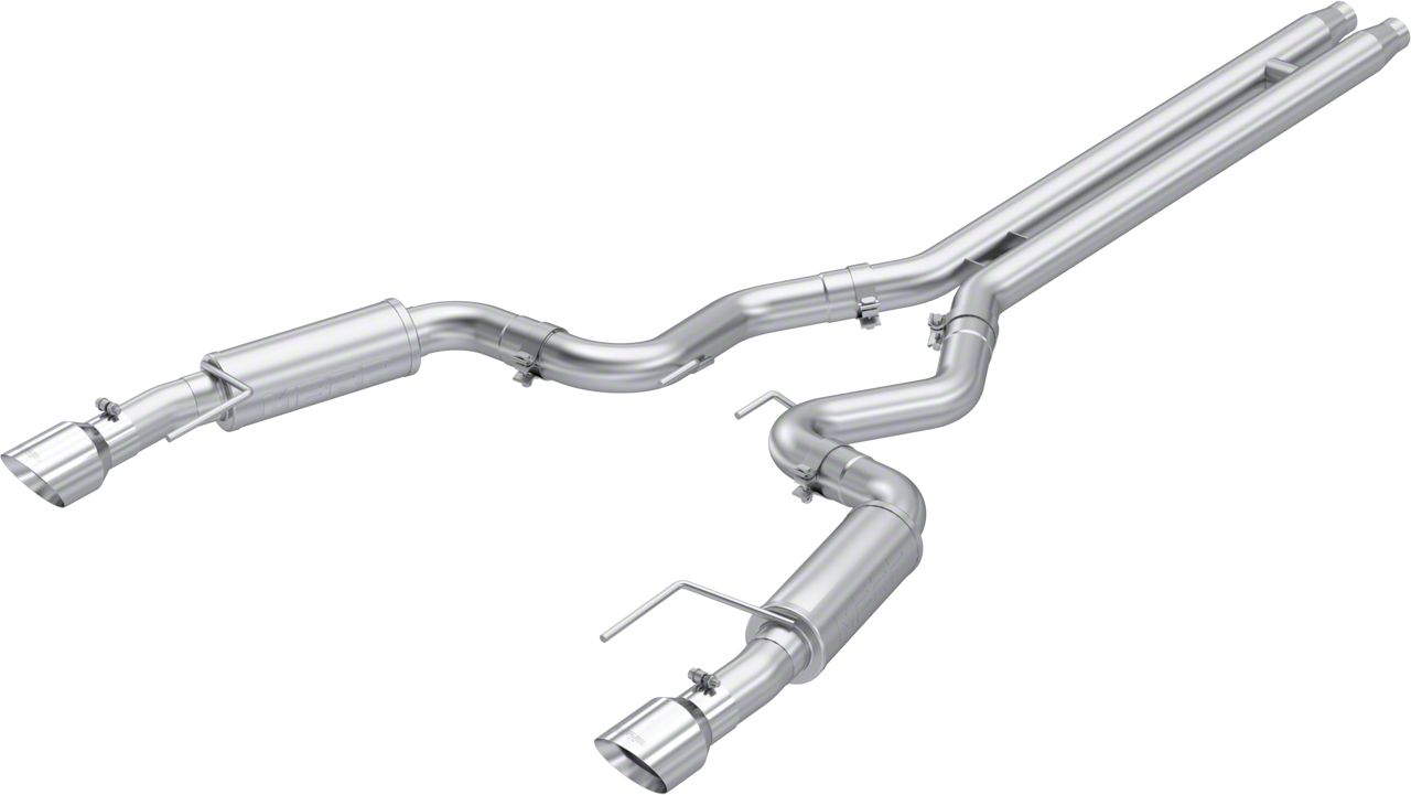 MBRP Armor Lite Cat-Back Exhaust; Race Version (2024 Mustang GT Fastback w/o Active Exhaust)