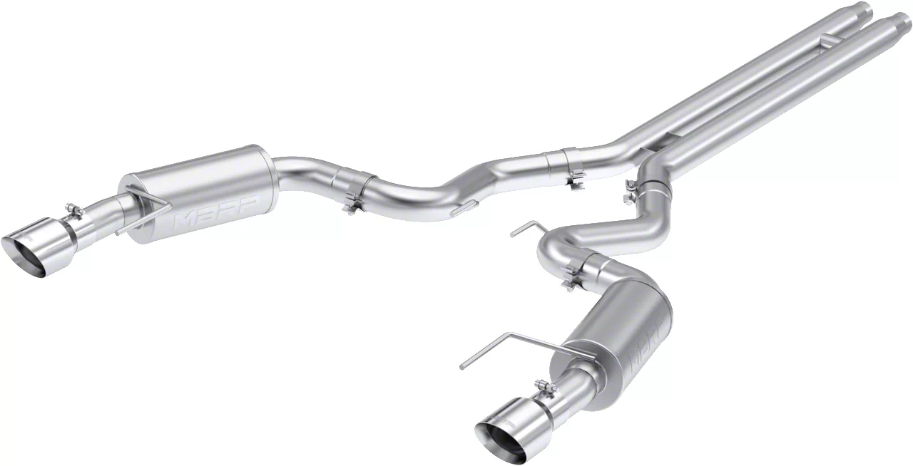 MBRP Armor Lite Cat-Back Exhaust; Street Version (2024 Mustang GT Fastback w/o Active Exhaust)