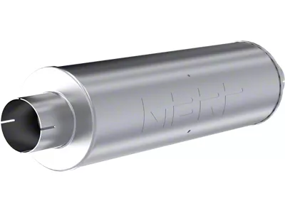 MBRP Armor Lite High Flow Center/Center Muffler; 3-Inch Inlet/3-Inch Outlet (Universal; Some Adaptation May Be Required)