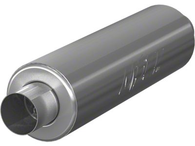 MBRP Armor Plus Chambered Center/Center Muffler; 3-Inch Inlet/3-Inch Outlet (Universal; Some Adaptation May Be Required)