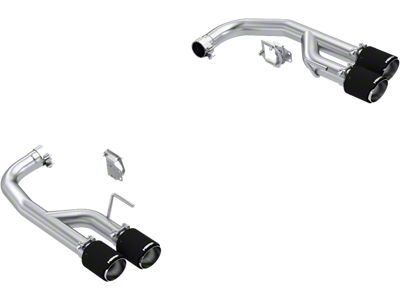 MBRP Armor Pro Valve Delete Axle-Back Exhaust with Carbon Fiber Tips; Race Version (24-25 Mustang GT w/ Active Exhaust)