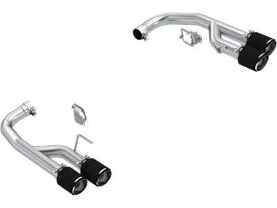 MBRP Armor Pro Valve Delete Axle-Back Exhaust with Carbon Fiber Tips; Race Version (2024 Mustang GT w/ Active Exhaust)