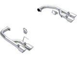 MBRP Armor Pro Valve Delete Axle-Back Exhaust with Polished Tips; Race Version (24-26 Mustang GT w/ Active Exhaust)