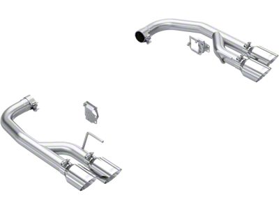 MBRP Armor Pro Valve Delete Axle-Back Exhaust with Polished Tips; Race Version (24-25 Mustang GT w/ Active Exhaust)