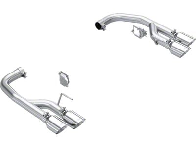 MBRP Armor Pro Valve Delete Axle-Back Exhaust with Polished Tips; Race Version (2024 Mustang GT w/ Active Exhaust)