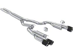 MBRP Armor Pro Valve Delete Cat-Back Exhaust with Carbon Fiber Tips; Race Version (24-25 Mustang GT w/ Active Exhaust)