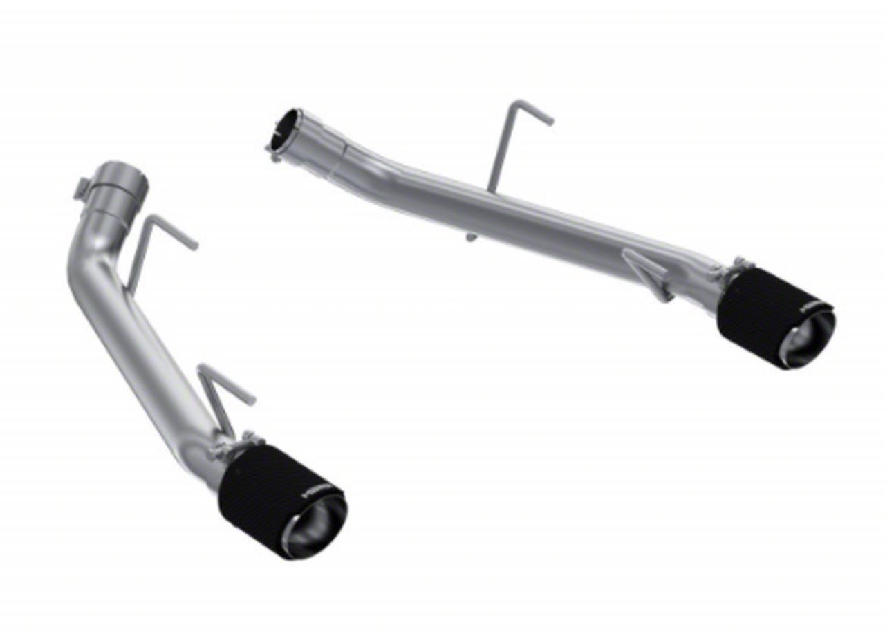 MBRP Mustang MufflerDelete AxleBack Exhaust with Carbon Fiber Tips