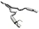 MBRP Armor Lite Cat-Back Exhaust with Y-Pipe; Race Version (15-23 Mustang EcoBoost Fastback w/o Active Exhaust)