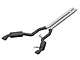 MBRP Armor BLK Cat-Back Exhaust with H-Pipe; Race Version (15-17 Mustang GT Fastback)