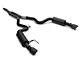 MBRP Armor BLK Cat-Back Exhaust with Y-Pipe; Street Version (15-23 Mustang EcoBoost Fastback w/o Active Exhaust)