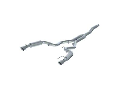 MBRP Armor Plus Cat-Back Exhaust with Y-Pipe; Street Version (15-23 Mustang EcoBoost Fastback w/o Active Exhaust)
