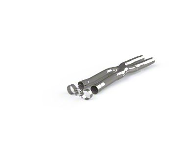 MBRP Armor Plus Resonator Delete X-Pipe (15-25 Mustang GT, Dark Horse)