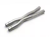 MBRP Armor Lite Resonator Delete X-Pipe (15-26 Mustang GT, Dark Horse)