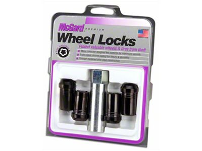 McGard Black Tuner Style Wheel Lock Set; 14mm x 1.5 (10-24 Camaro)