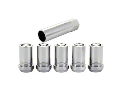 McGard Chrome Tuner Style Wheel Lock Set; M14 x 1.5 (10-23 Camaro)