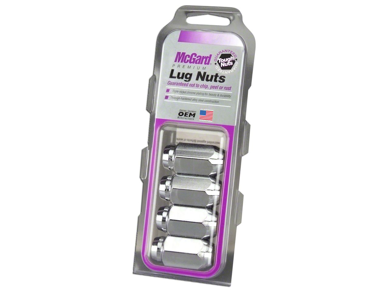 McGard Cone Seat Style Lug Nuts / Chrome / Bulk Box (69420) main image 0