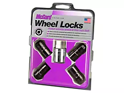 McGard Black Wheel Lock Set; 14mm x 1.5 (21-24 Mustang Mach-E)
