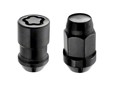 McGard Black Bulge Cone Seat Style 5-Lug Wheel Installation Kit; 1/2-20 (79-04 Mustang)