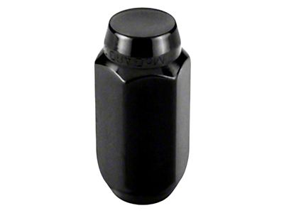 McGard Black Cone Seat Style Lug Nut Kit; M14 x 1.5; Set of 4 (15-24 Mustang)