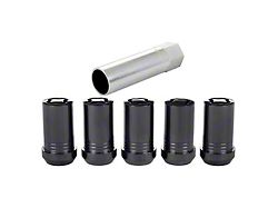 McGard Black Tuner Style Wheel Lock Set; M14 x 1.5 (15-23 Mustang)
