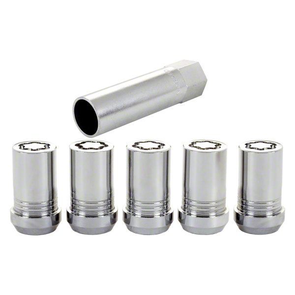 McGard Mustang Chrome Tuner Style Wheel Lock Set; M14 x 1.5 25515 (1524 Mustang) Free Shipping