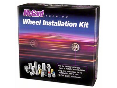 McGard Chrome Wheel Installation Lug Nut Kit; 14mm x 1.5; Set of 20 (15-24 Mustang)