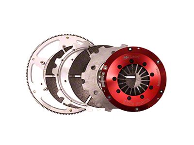 McLeod Mag Force Racing Single Disc Sintered Iron Clutch Kit with 6-Bolt Aluminum Flywheel; 26-Spline (98-15 V8 Camaro)