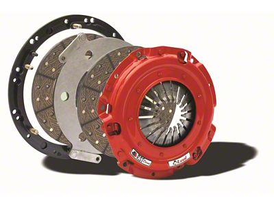 McLeod RST Twin Disc 800HP Organic Clutch Kit with 6-Bolt Aluminum Flywheel; 26-Spline (98-02 5.7L Camaro)