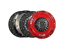 McLeod RST Twin Disc 800HP Organic Clutch Kit with 8-Bolt Aluminum Flywheel; 10-Spline (11-11.5 V8 HEMI Challenger)