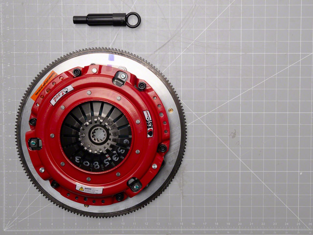 McLeod Corvette RXT Twin Disc 1000HP Ceramic Clutch Kit with 6