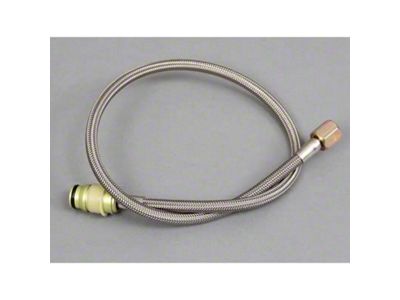 McLeod Quick Disconnect Hydraulic Clutch Hose; Male End to AN-4 (97-04 Corvette C5)