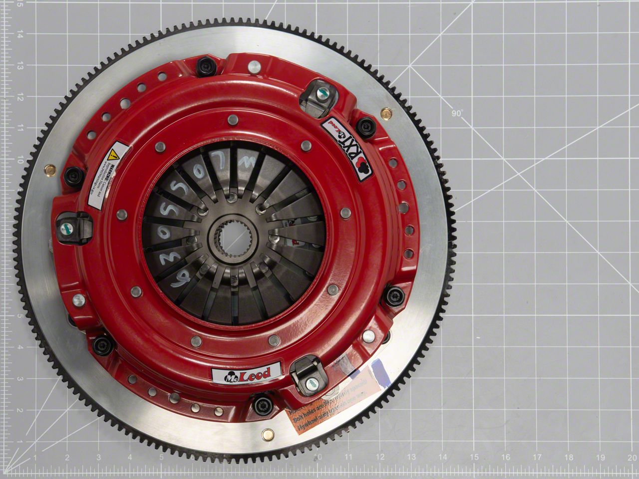 McLeod Corvette RXT Twin Disc 1000HP Ceramic Clutch Kit with 6