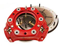 McLeod 10.50-Inch Soft Lok Drag Racing Sintered Iron Clutch Kit with 8-Bolt Aluminum Flywheel; 1-1/8 x 26-Spline (96-04 4.6L Mustang; 05-17 Mustang GT; 07-12 Mustang GT500)