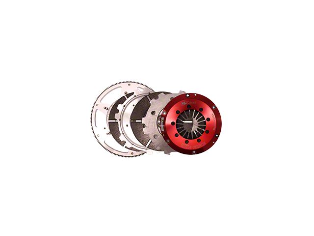 McLeod Mag Force SE Racing Double Disc Sintered Iron Clutch Kit with 8-Bolt Aluminum Flywheel; Pin Drive; 26-Spline (96-10 4.6L Mustang; 07-09 Mustang GT500; 11-17 Mustang GT)