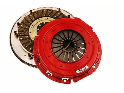 McLeod Original Street Twin Disc Organic Clutch Kit with Steel Flywheel for Cable Linkage Applications; 10-Spline (79-95 V8 Mustang)