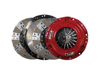 McLeod RST Twin Disc 800HP Organic Clutch Kit with 8-Bolt Aluminum Flywheel; 10-Spline (99-10 4.6L Mustang)