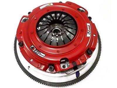 McLeod RST Twin Disc 800HP Organic Clutch Kit with 8-Bolt Aluminum Flywheel; 23-Spline (18-23 Mustang GT)