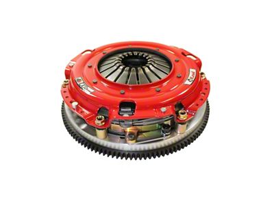 McLeod RST Twin Disc 800HP Organic Clutch Kit with 8-Bolt Steel Flywheel; 10-Spline (96-04 Mustang Cobra, Mach 1)