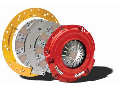 McLeod RXT 1200 HD Twin Disc 1200HP Ceramic Clutch Kit; 10-Spline (Late 01-10 Mustang GT; 99-04 Mustang Cobra, Mach 1)