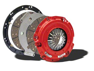 McLeod RXT 1200 HD Twin Disc 1200HP Ceramic Clutch Kit for Small Diameter Flywheels Only; 26-Spline (86-Mid 01 Mustang GT; 93-98 Mustang Cobra)