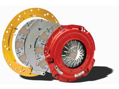 McLeod RXT Twin Disc 1000HP Ceramic Clutch Kit for Cable Linkage Applications; 10-Spline (86-Mid 01 Mustang GT; 93-98 Mustang Cobra)