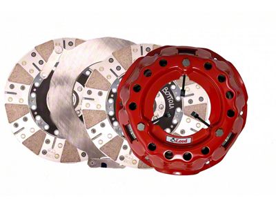 McLeod SFT 2000 Ceramic Clutch Kit with 8-Bolt Steel Flywheel; 26-Spline (96-04 Mustang Cobra, Mach 1; 07-09 Mustang GT500; 11-17 Mustang GT)