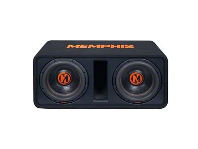 Memphis Audio MOJO Dual 12-Inch Loaded Subwoofer Enclosure (Universal; Some Adaptation May Be Required)