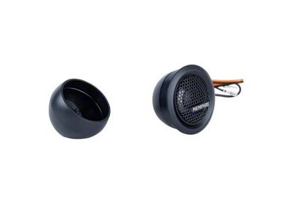 Memphis Audio Aluminum Dome Tweeter with Crossover; 1-Inch (Universal; Some Adaptation May Be Required)