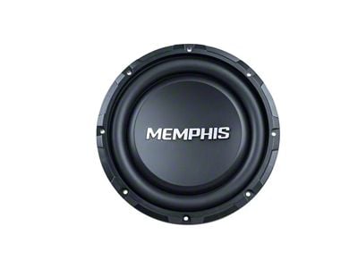 Memphis Audio SRX 10-Inch Shallow Subwoofer; Single Voice Coil (Universal; Some Adaptation May Be Required)