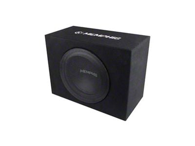 Memphis Audio Street Reference Amplified Enclosure with Single 12-Inch Subwoofer; 150-Watt (Universal; Some Adaptation May Be Required)