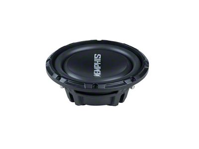 Memphis Audio SRX 10-Inch Shallow Subwoofer; Dual Voice Coil (Universal; Some Adaptation May Be Required)